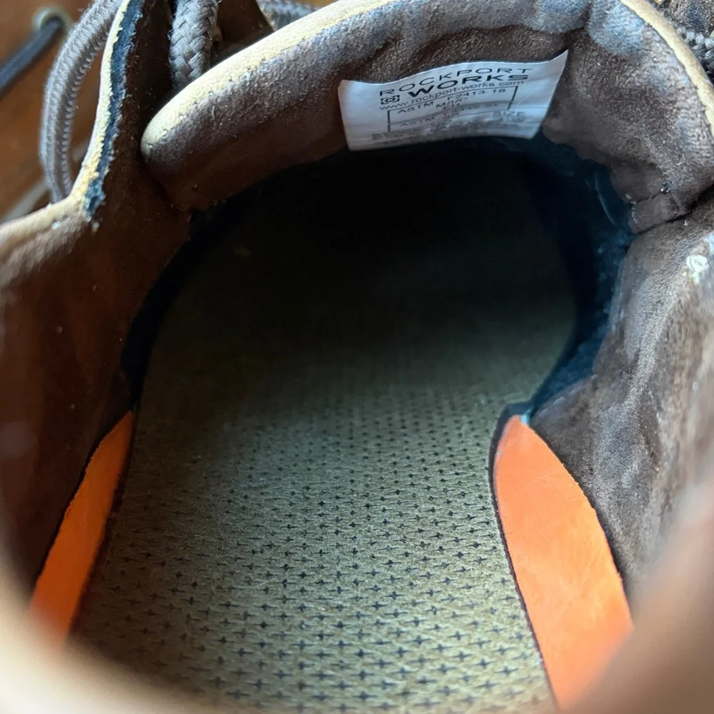 Rockport Works Steel Toe Boat Shoe Sz 11W